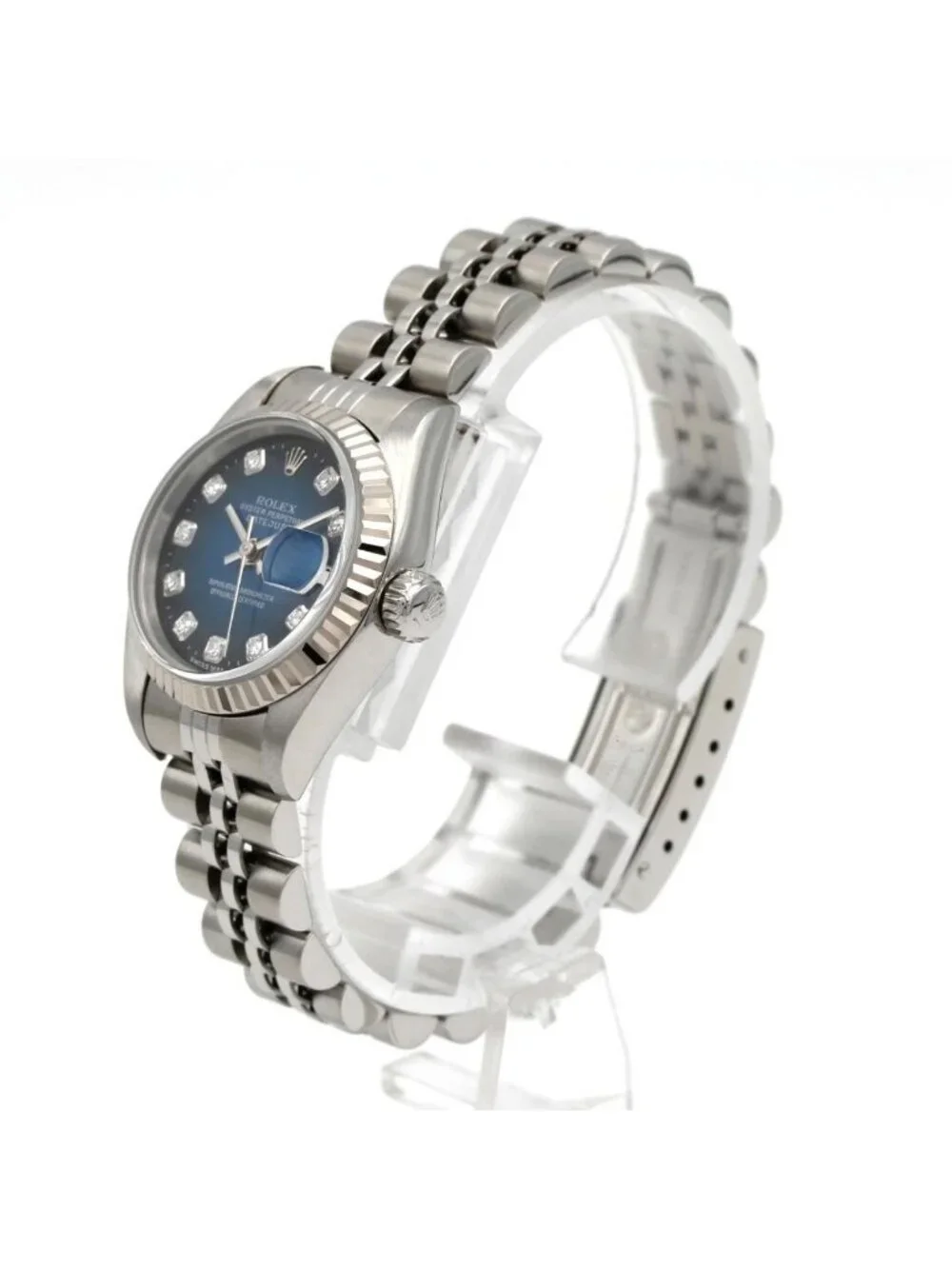 Rolex Datejust Stainless Steel White Gold Automatic
